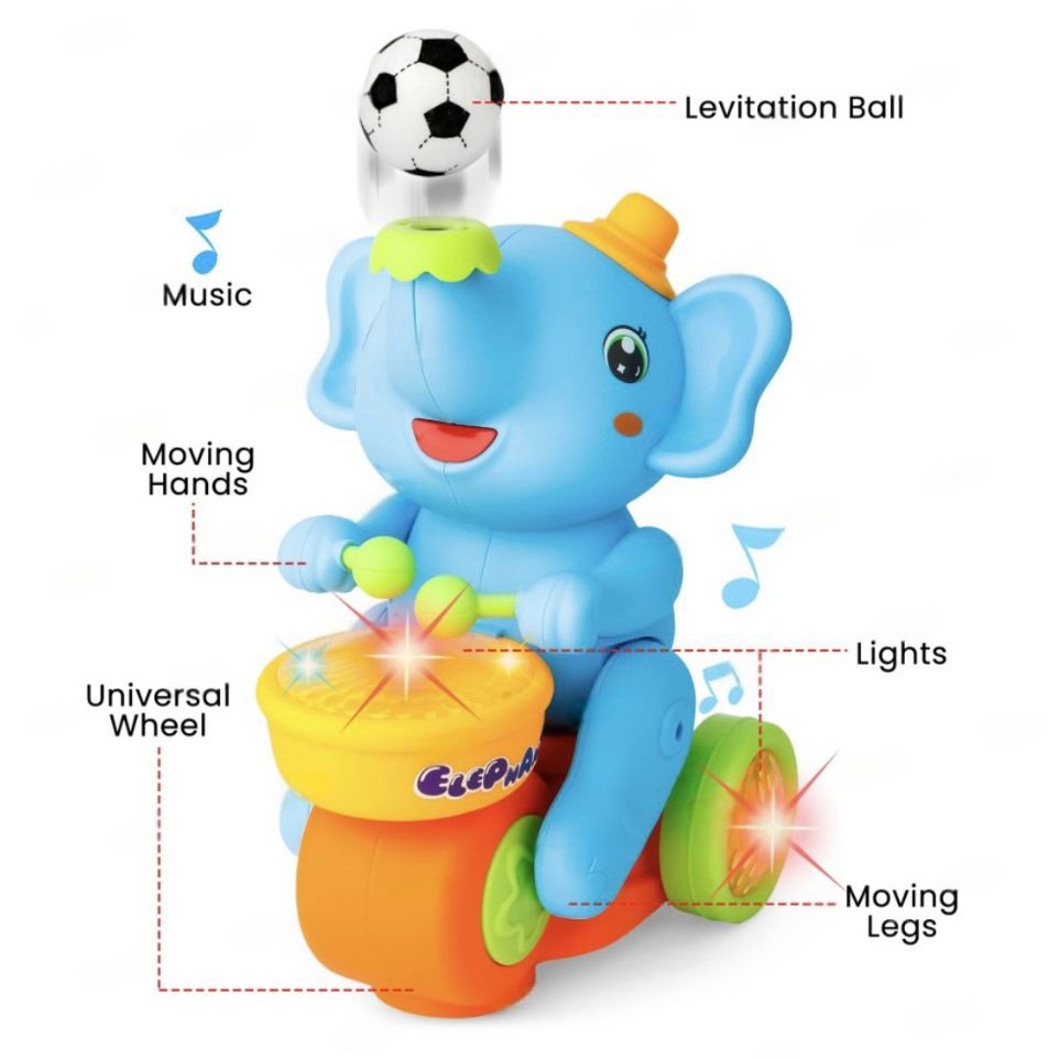 Bump & Go Elephant Toy