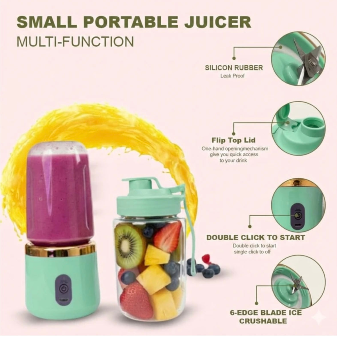 Portable Multi-Function Juicer