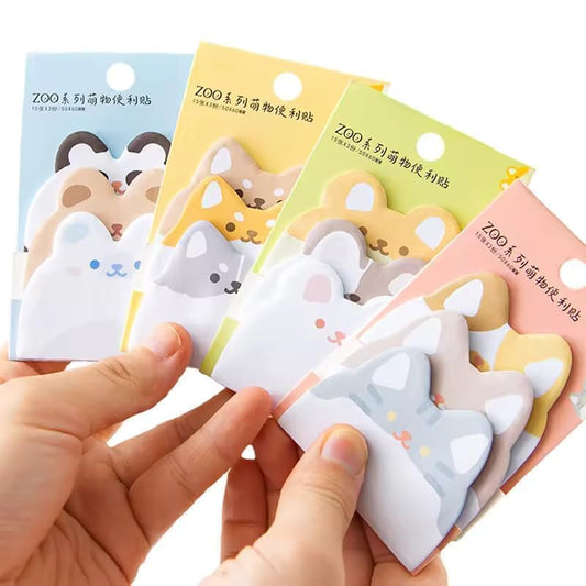 Zoo animal sticky notes