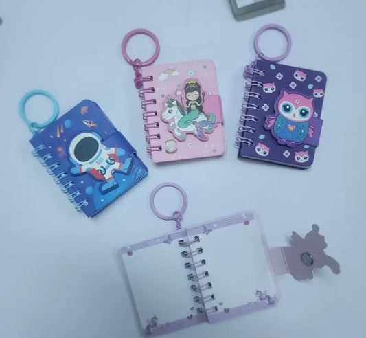 Magnet diary keychain